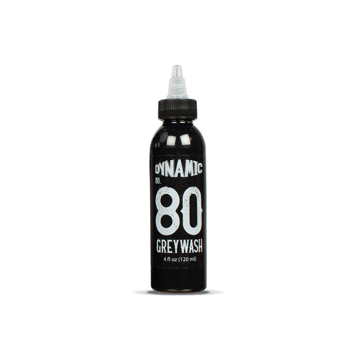 DYNAMIC GREYWASH TATTOO INK SET WITH MIXING SOLUTION 5 BOTTLES 4OZ-8