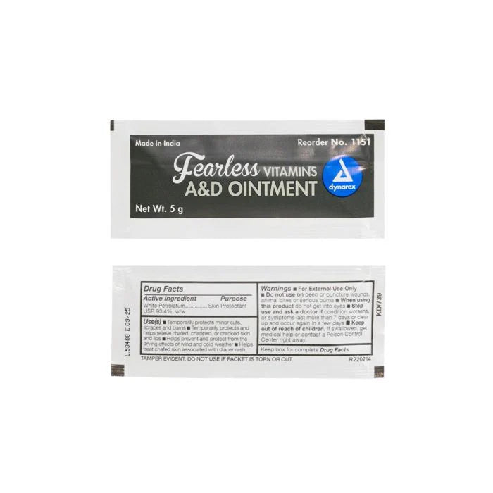 VITAMINS A&D OINTMENT WITHOUT LANOLIN - BOX OF 144 FOIL PACKS-2