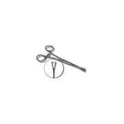 MINI PENNINGTON 6" SLOTTED STEEL FORCEPS