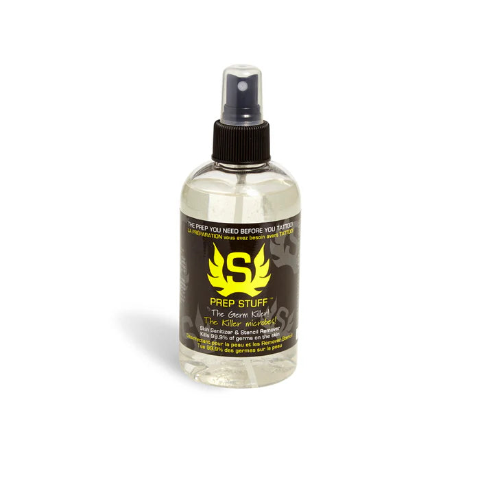 PREP STUFF SKIN SANITIZER AND TATTOO STENCIL REMOVER - 8 OZ BOTTLE-1