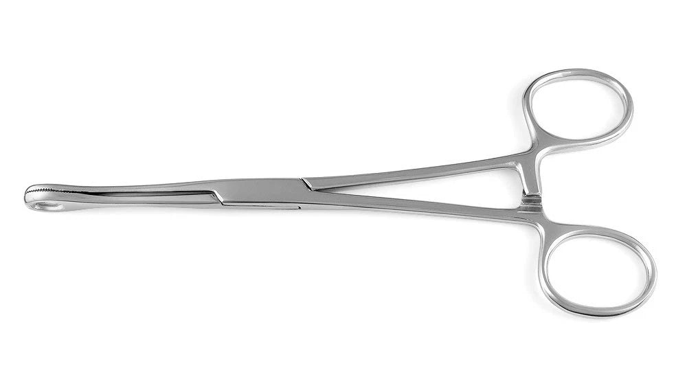 MINI FORESTER 6.5 SLOTTED STEEL FORCEPS WITH 2 INDENTS AND NO LOCK