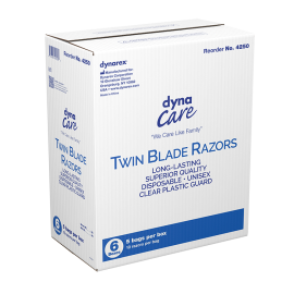 DYNAREX DYNA-CARE Twin Blade Razors - 300 PER CASE-1